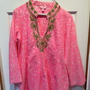 Lilly Pulitzer tunic top—size M